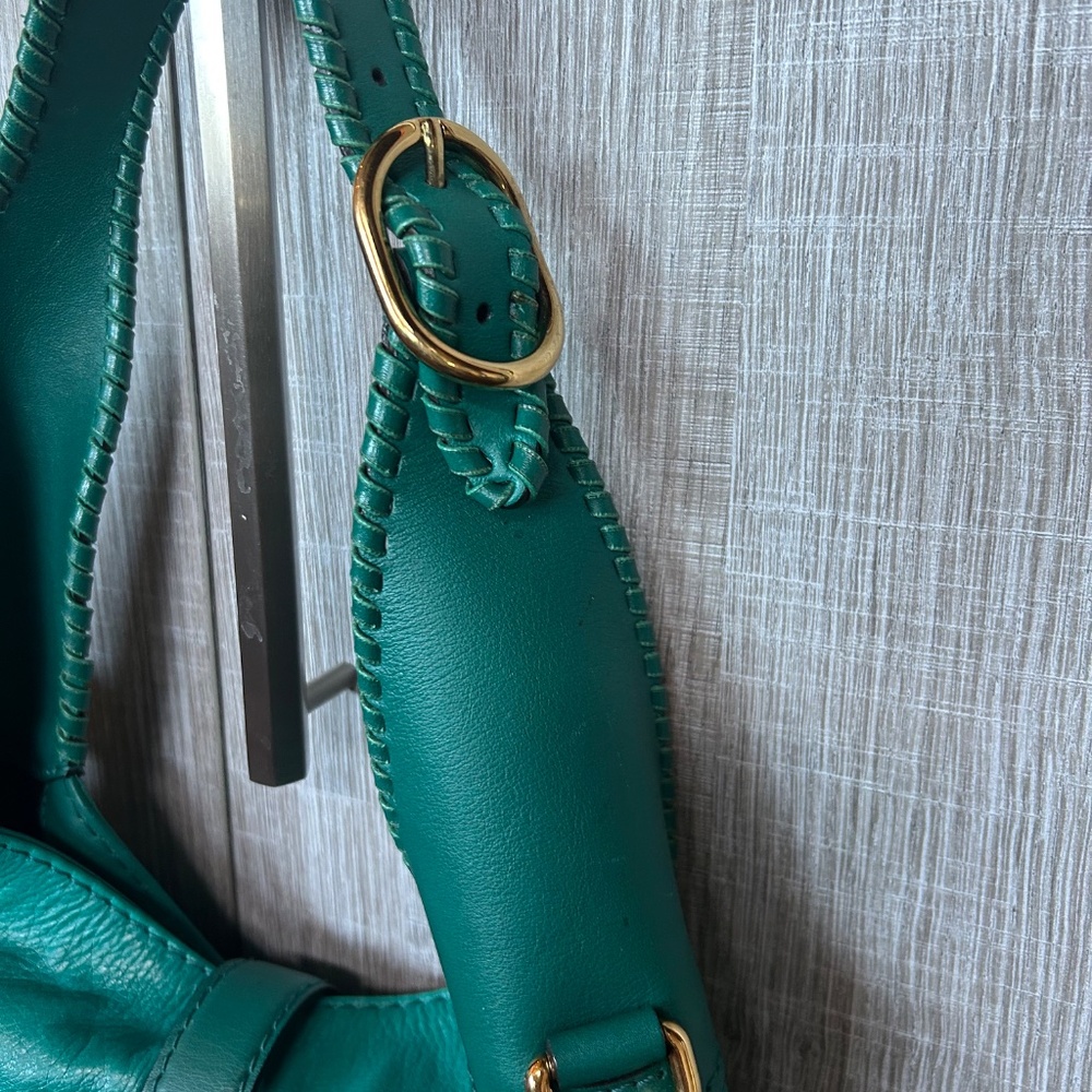 Gucci Turquoise Green Jackie O Tassel Hobo Bag - Picture 5 of 14